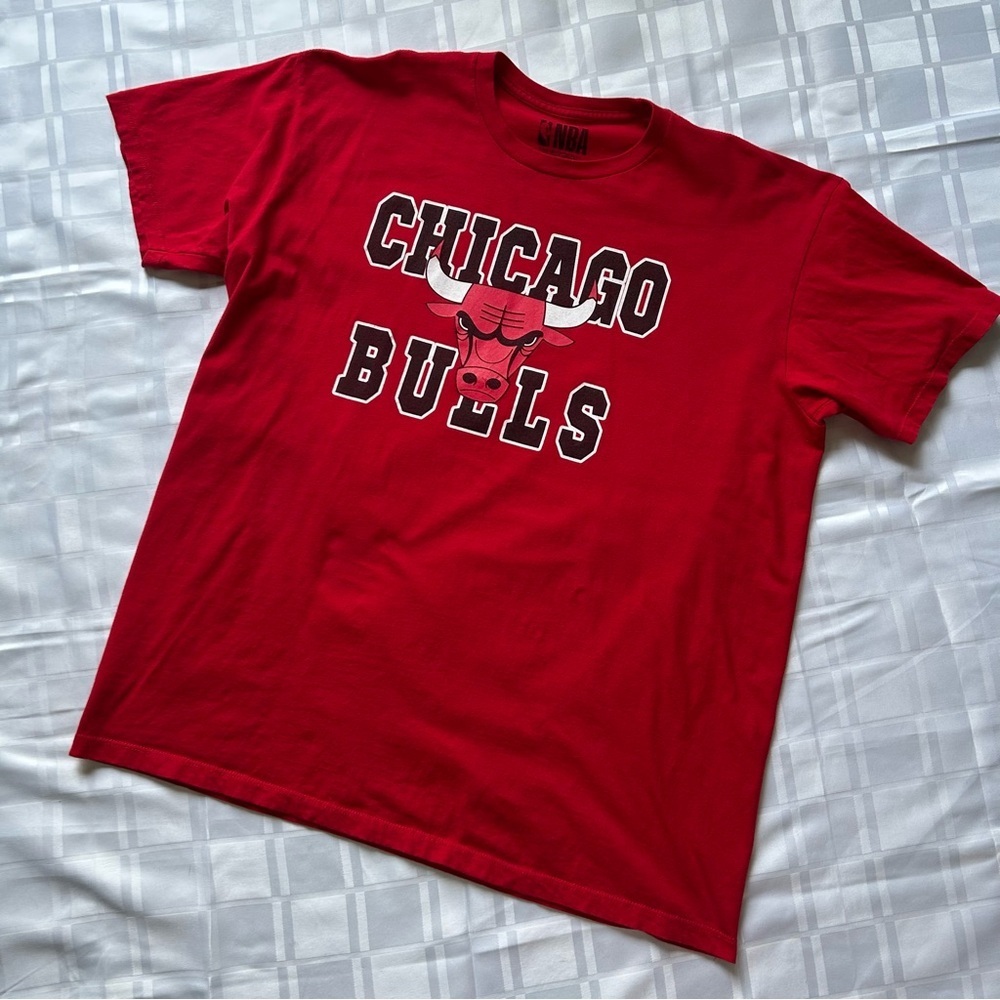 NBA Red Chicago Bulls T-shirt